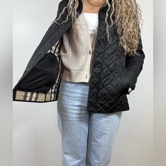 BURBERRY BLACK LADIES BUTTONUP JACKET - Picture 5 of 17